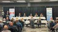 There are five candidates running in the 2024 Saskatchewan provincial election for the Yorkton constituency. (Sierra D'Souza Butts / CTV News) 