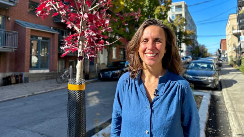 Maeva Vilain is the councillor for the Jeanne-Mance district in Le Plateau-Mont-Royal. (Laurence Brisson Dubreuil/CTV News)