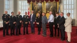 Eight Nova Scotians received the Medal of Bravery during a special ceremony in Halifax on Oct. 22, 2024. (Nova Scotia Department of Justice/X)
