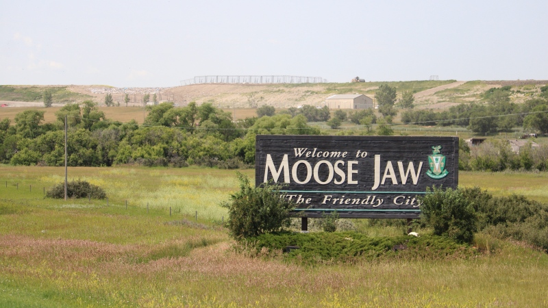 The city of Moose Jaw sign can be seen in this file photo. (David Prisciak/CTV News)