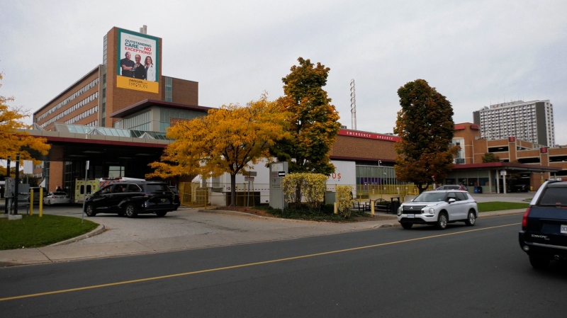 Windsor Regional Hospital Ouellette Campus seen on Oct. 23, 2024. (Travis Fortnum/CTV News Windsor)