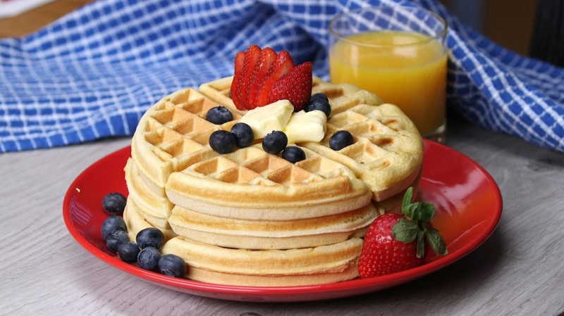 Organic homestyle and blueberry waffles sold under the 365 Whole Foods Market label have been recalled. (Pexels)