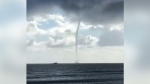 Towering waterspout swirls off Florida's coast