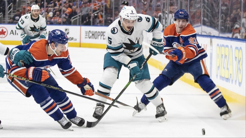 The Toronto Maple Leafs have dealt defenceman Timothy Liljegren to the San Jose Sharks for defenceman Matt Benning, a third-round draft pick in 2025 and a sixth-round pick in 2026.THE CANADIAN PRESS/Jason Franson