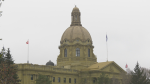 The Alberta legislature building can be seen in Edmonton on Nov. 1, 2024. (CTV News Edmonton)