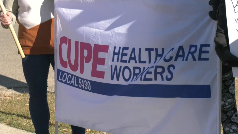 Healthcare workers gather to voice concerns