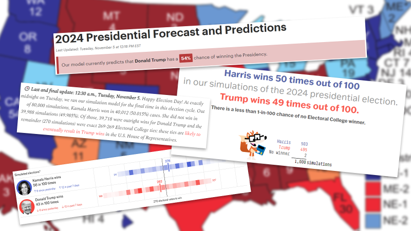 Election prediction image