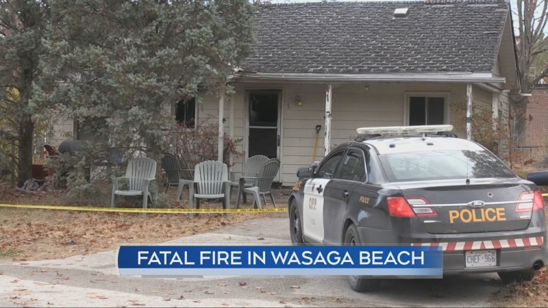 Wasaga beach fire