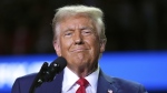 U.S. President-elect Donald Trump speaks at a campaign rally at Van Andel Arena, Tuesday, Nov. 5, 2024, in Grand Rapids, Mich. (AP Photo/Evan Vucci)