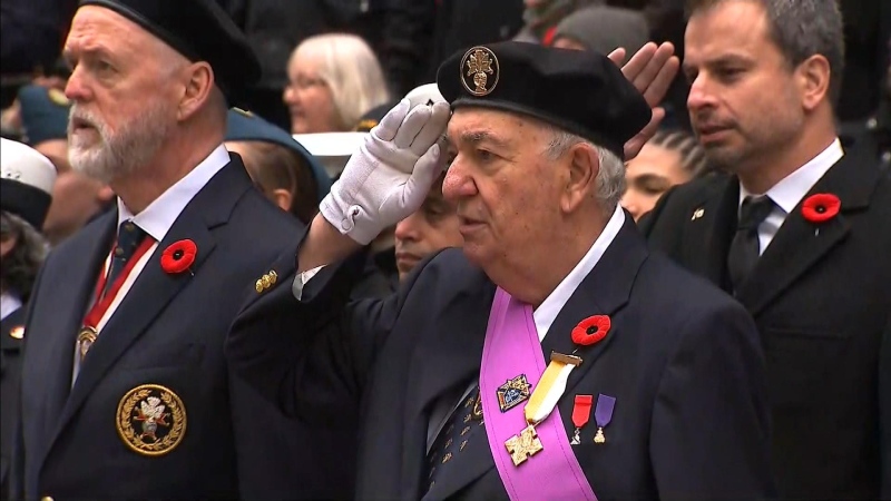 Ceremony held at Old City Hall Cenotaph