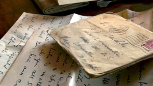 Second World War letters found in home