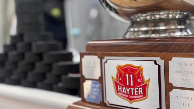 The JimmyLou Charity Hockey Tournament consists of teams of fire fighters competing to raise money for Camp Bucko, a camp for child burn victims (Source: JimmyLou Charity Tournament) 