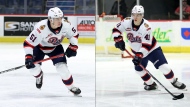 Jaxsin Vaughan (Left) and Corbin Vaughan (Right) are now no longer with the Regina Pats. (Source: chl.ca)