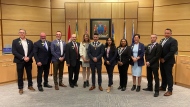 A look at Regina's mayor and city council after being sworn in on Nov. 18, 2024. (DonovanMaess/CTVNews) 