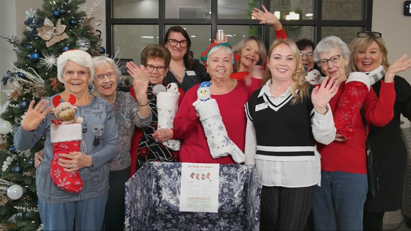 An annual initiative is underway to spread Christmas cheer to Sudbury long-term residents by collecting stockings filled with goodies.