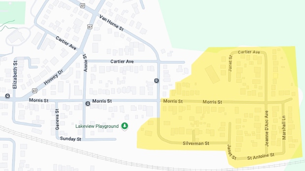 A drinking water advisory is in effect for all residents of Morris Street east of Van Horne, Silverman Street, Janet Street, St. Antoine Street, Jeanne D’Arc Avenue, Marshall Lane, Cartier Avenue off Janet Street, and 565, 566, and 570 Van Horne Avenue in Greater Sudbury. (Supplied)