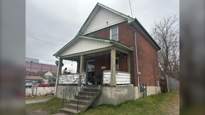 A kitchen fire broke out at North Bay house Tuesday on Second Avenue West displacing seven people. Nov. 20, 2024 (Eric Taschner/CTV Northern Ontario)