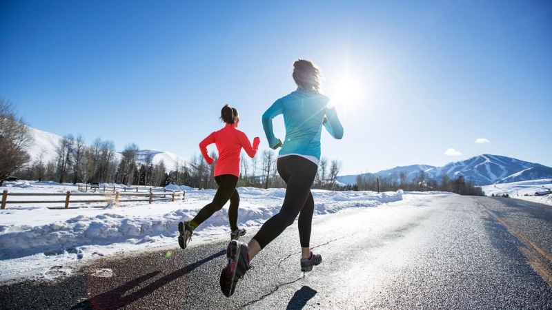 Make sure to dress appropriately if you're heading outside in winter to exercise. (Jordan Siemens/Stone RF/Getty Images/File via CNN Newsource)