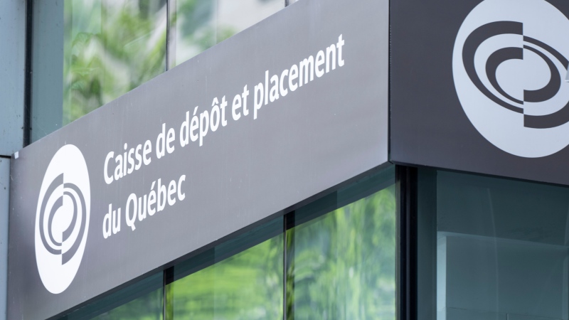 Quebec’s pension fund manager says it is co-operating with American authorities after three former employees were charged with bribery and obstructing justice in a New York federal court earlier this week. The Caisse de Depot et Placement du Quebec headquarters is seen in downtown Montreal, Wednesday, Aug.16, 2023. (The Canadian Press/Christinne Muschi)