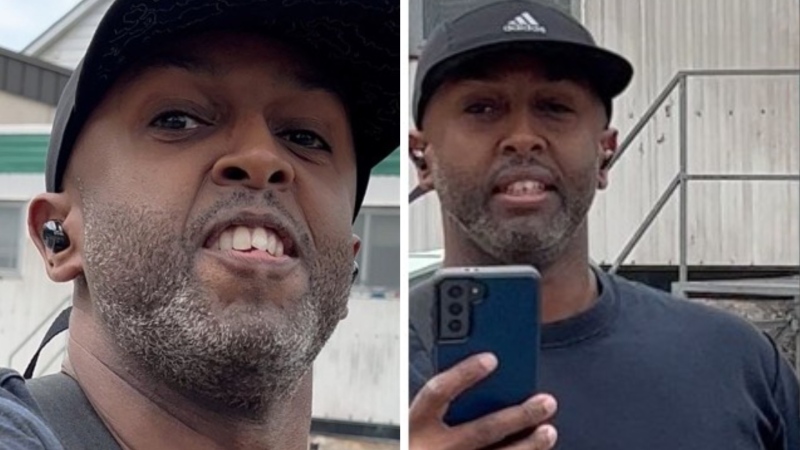 Police are searching for a man who allegedly hurled anti-South Asian slurs and threatened victims with a knife in Toronto's west end over the summer. (Toronto Police Service)