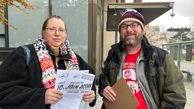 Linda Vos and Ken Vogelpohl from ACRON on Nov. 22, 2024. (CTV News/Ashley Bacon)