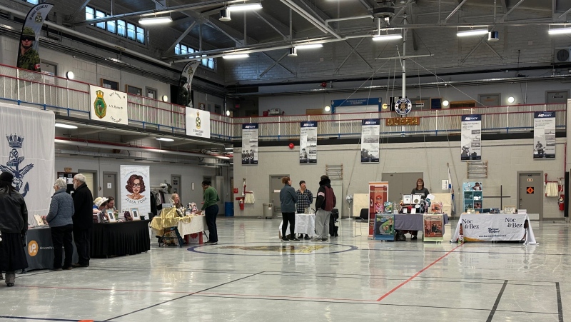 The first ever Regina Bookwyrm’s Book Fair was held on Saturday. (Angela Stewart / CTV News)