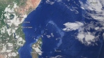 The east coast of Africa, including Somalia, Madagascar and the Indian Ocean, are pictured in this screengrab (Google Maps)