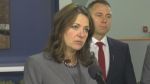 Premier Danielle Smith says she hasn't spoken with Calgary's Mayor Jyoti Gondek about the Green Line recent, but her transportation minister has been in touch with the city.