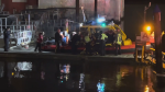 A search and rescue boat is seen at the Crescent Beach Marina in Surrey after a water rescue on Tuesday, Nov. 26. 