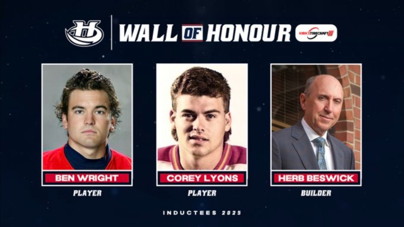 The Lethbridge Hurricanes added 3 new members to its Wall of Honour Thursday. (Photo: X@WHLHurricanes)