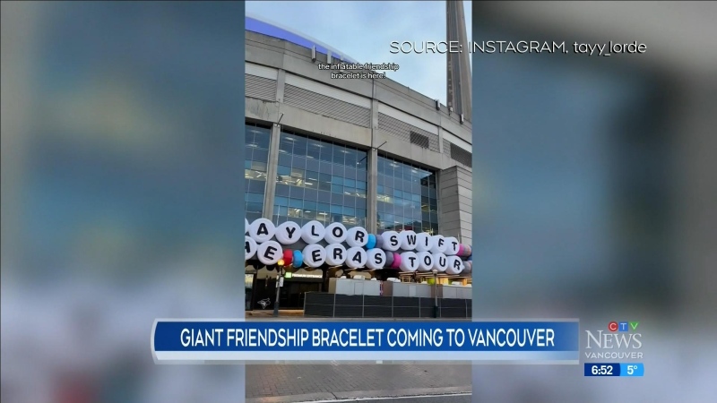 BC Place to welcome giant Swift bracelet 