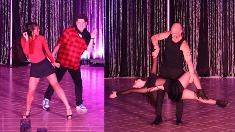 Windsor city councillor Renaldo Agostino and fitness coach Scott Tousignant were among the local celebrities who competed at the 2nd annual Dancing With The Easter Seals Stars event in Windsor. (Source: Blake Angier)