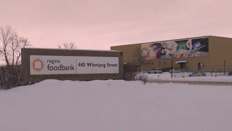 While the Canada Post's strike has halted the Regina Food Bank's direct mailing option, the organization is encouraging people to drop off their donations in person. (Mick Favel / CTV News) 