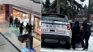 WATCH: Suspects armed with hammers hit Markham jewelry store