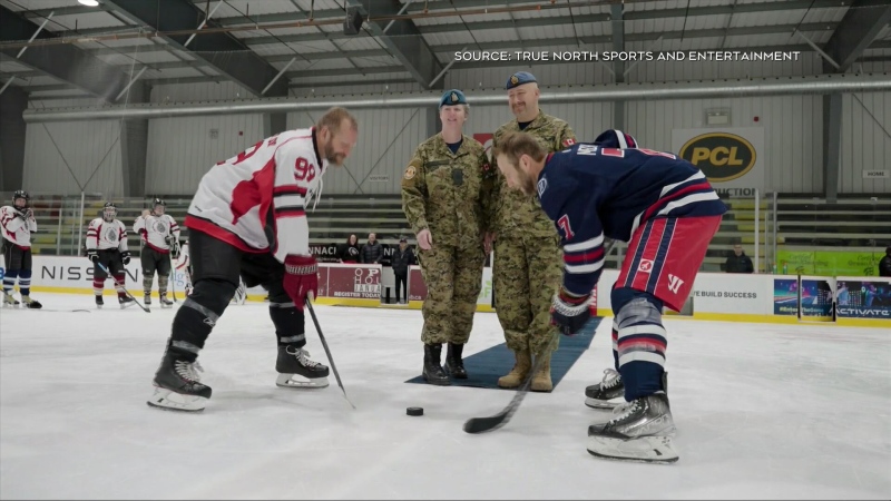 Solider On Winnipeg Jets