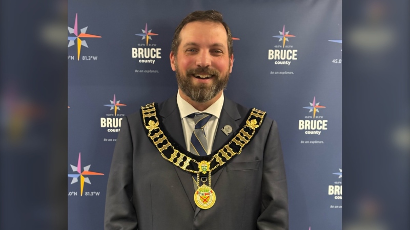 Bruce County Warden Luke Charbonneau. (Source: Saugeen Shores)