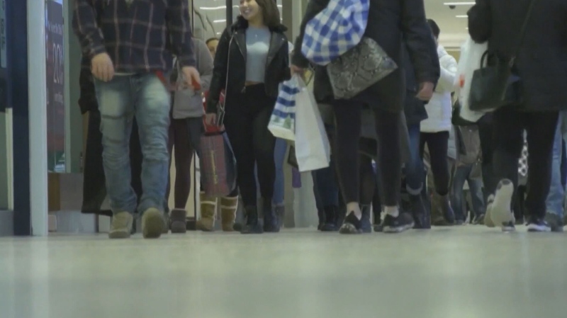 A group of shoppers is pictured. (Source: CTV News Atlantic)