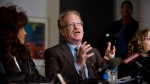 Alan Young, a lawyer for sex workers, speaks during a press conference in Toronto, March 26, 2012. THE CANADIAN PRESS/Aaron Vincent Elkaim