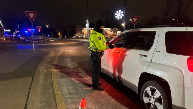 RIDE program in LaSalle, Ont., on Saturday, Dec. 10, 2024. (Source: LaSalle police)