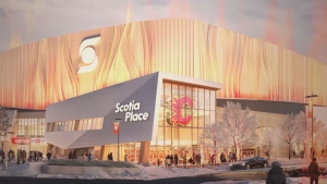 The Calgary Planning Commission will receive the final development permit and application for Scotia Place, Calgary's new arena, on Thursday. It's the final step before construction ramps up on the $1.2-billion project. (File)