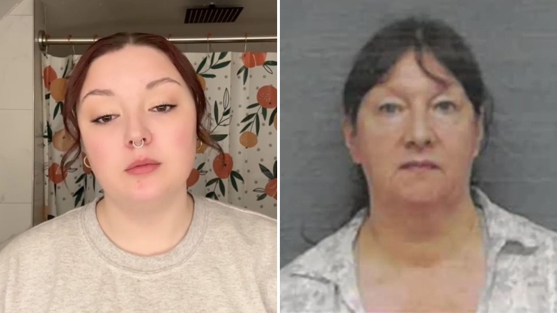 Jenna Gerwatowski, left, says the case was always a big mystery in her town. She had no idea the grandmother she'd never met, Nancy Gerwatoswki, right, could be behind it. (Jenna Rose Gerwatowski / Mackinac County Sheriff's Office via CNN Newsource)