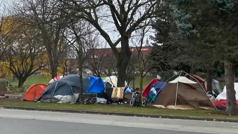 Homeless encampments