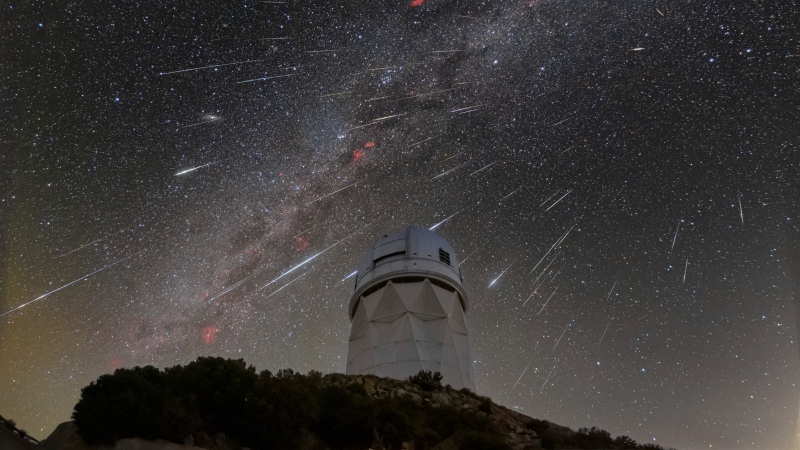 The Geminids meteor shower pictured in a file photo. (Associated Press)