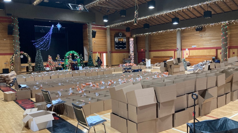 The Squamish Nation delivers hundreds of Christmas hampers to members of the community each festive season. (Courtesy: Squamish Nation) 