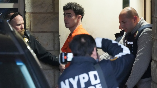 Luigi Mangione leaves a Blair County Courthouse in Hollidaysburg, Pa., Thursday, Dec. 19, 2024. (AP Photo/Gene J. Puskar, Pool)