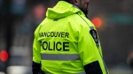 A Vancouver Police officer is pictured in Vancouver, B.C., Wednesday, Dec. 4, 2024. THE CANADIAN PRESS/Ethan Cairns