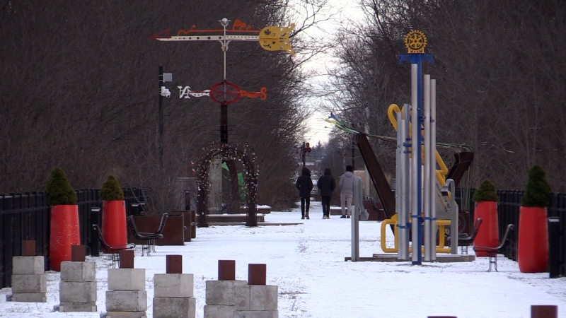 The Elevated Park in St. Thomas, Ont. has joined forces with the Railworks Coalition to bring more structure and management. (Brent Lale/CTV London) 