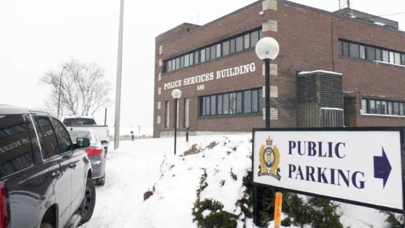 The Sault Ste. Marie Police Service building is seen in this undated photo. (File photo/Mike McDonald/CTV News Northern Ontario)