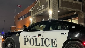 A Sault Ste. Marie Police Service vehicle parked outside of the city's police headquarters. (File photo/Sault Ste. Marie Police Service)