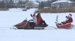 Santa Holden cruising through Sunday's parade.